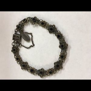 Black Rhinestone Bracelet Kenny Ma